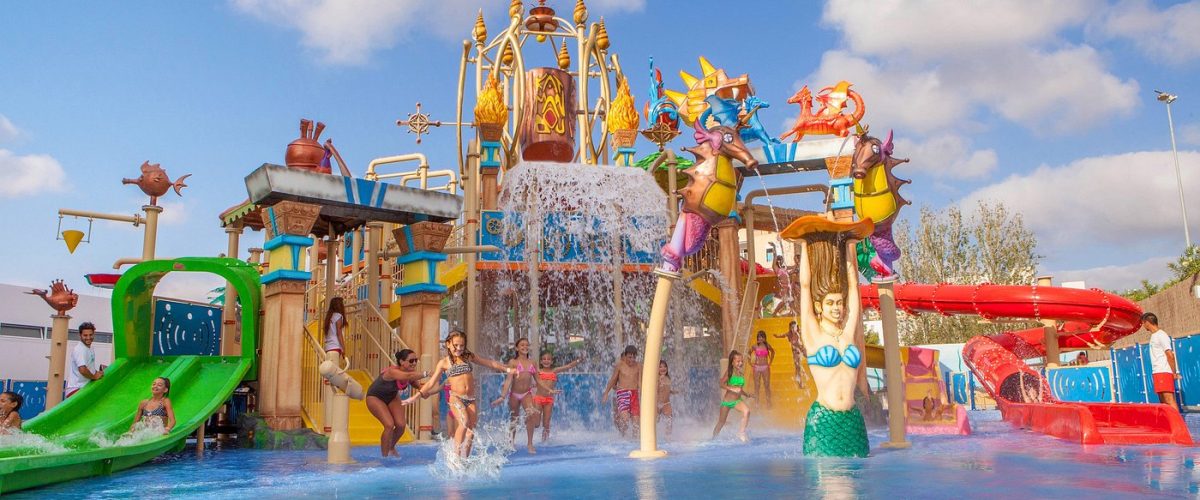 parque acuático en hotel familiar en España